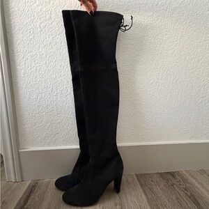 Stuart Weitzman Black Over-the-Knee Boots